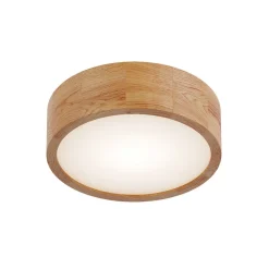 Envostar Gang|Loftlamper > Kerio loftlampe, Ø 27 cm, naturrøget eg