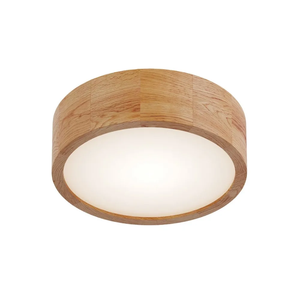 Envostar Gang|Loftlamper > Kerio loftlampe, Ø 27 cm, naturrøget eg