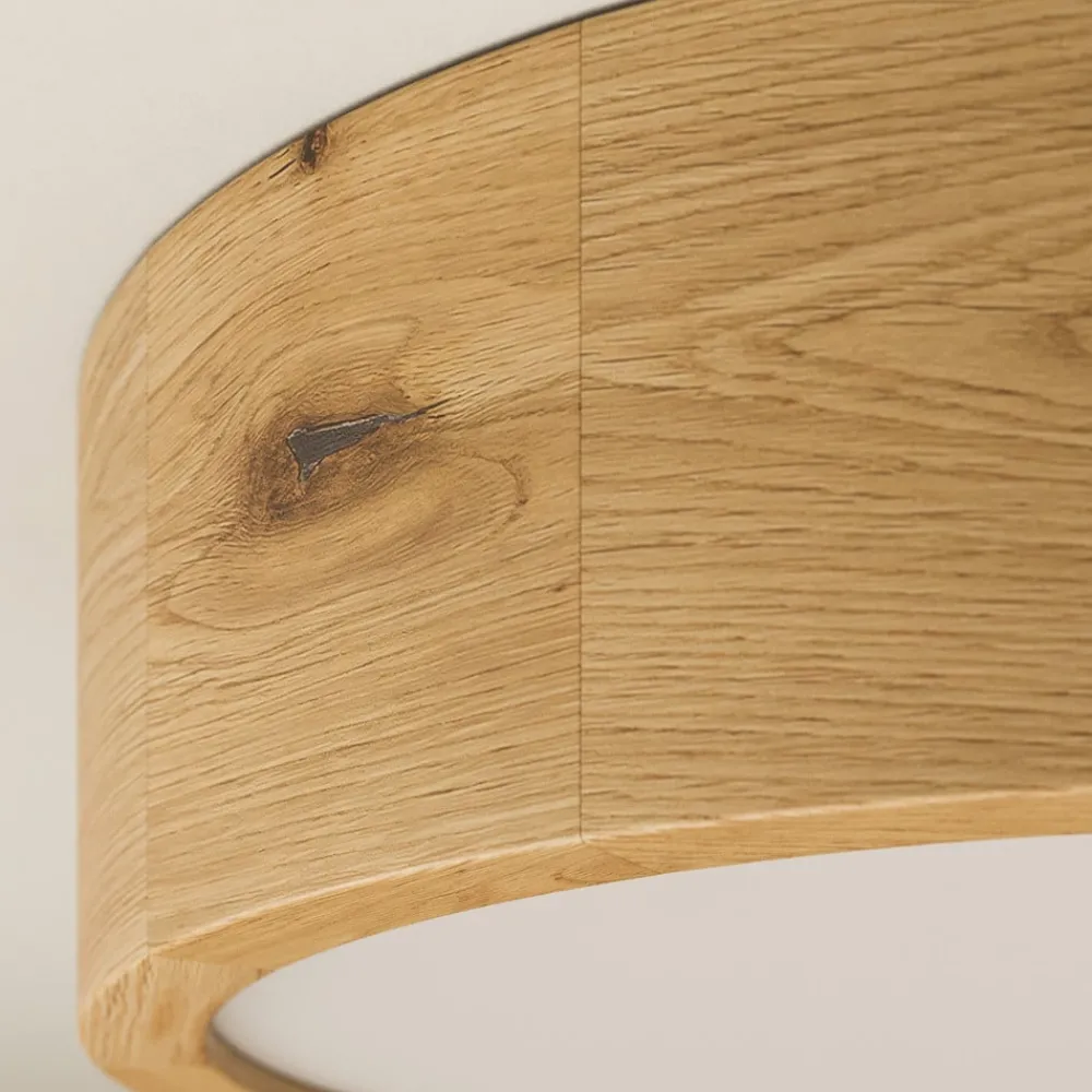 Envostar Gang|Loftlamper > Kerio loftlampe, Ø 27 cm, naturrøget eg