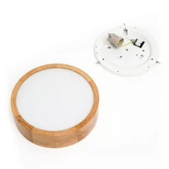 Envostar Gang|Loftlamper > Kerio loftlampe, Ø 27 cm, naturrøget eg
