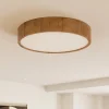 Loftlamper|Loftlamper ^ Envostar loftlampe Kerio, Ø 47 cm, naturligt egetræ
