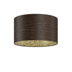 Bæredygtige Lamper ^ Envostar loftslampe i finér røget eg Ø 40cm