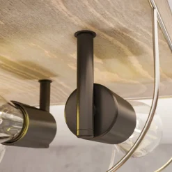 Bæredygtige Lamper ^ Envostar Neptuna loftslampe, firkantet, 4-lys.