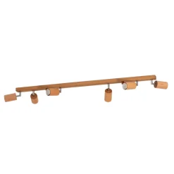 Envostar Loftlamper|Loftlamper > Peach Puff loftspot træ cylinder 6 lk
