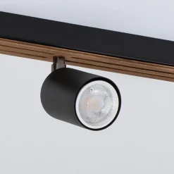 Spotlights ^ Envostar Tino loftspot med 4 lyskilder, sort/træ