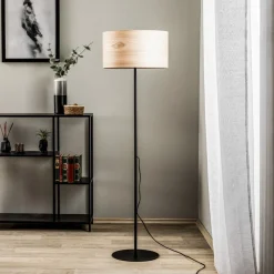 Bæredygtige Lamper ^ Envostar Veneer gulvlampe, kerneved ask