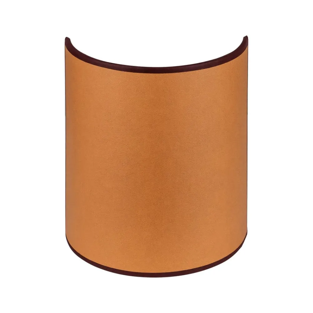 Væglamper ^ Envostar væglampe Idun brun højde 24 cm naturmateriale vegansk