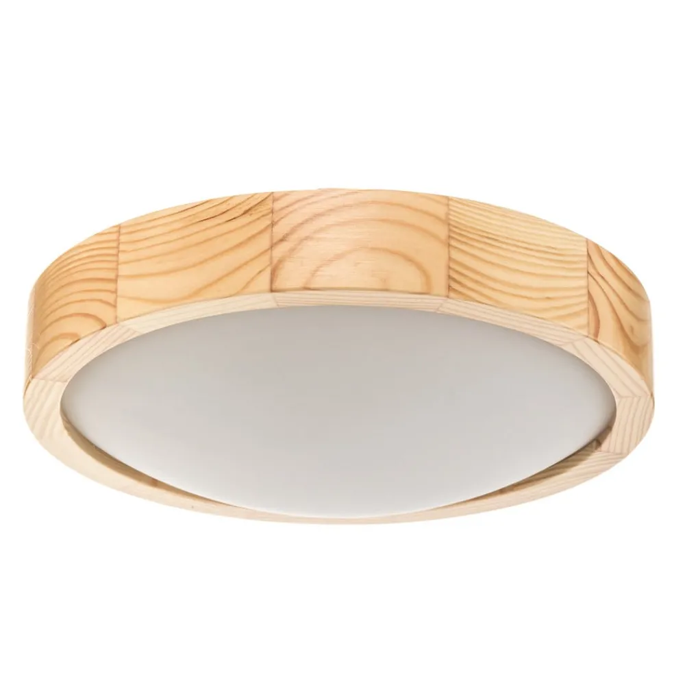 Envostar Gang|Loftlamper > Zeus loftlampe i træ, fyr, Ø27cm