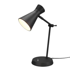 Arbejdsrum/Kontor ^ Reality Leuchten Enzo skrivebordslampe, sort, 1 lyskilde