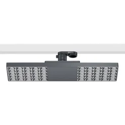 Skinnesystem ^ ERCO Jilly 230 V BT 15 W oval, bred 840 sort/sølv