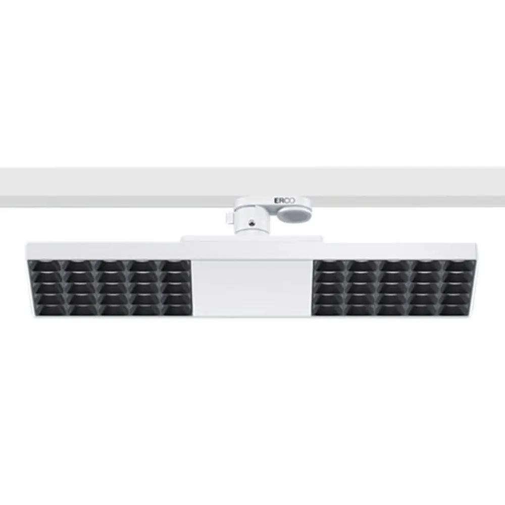 Skinnesystem ^ ERCO Jilly 230 V 15 W extra wide 830 hvid/sort