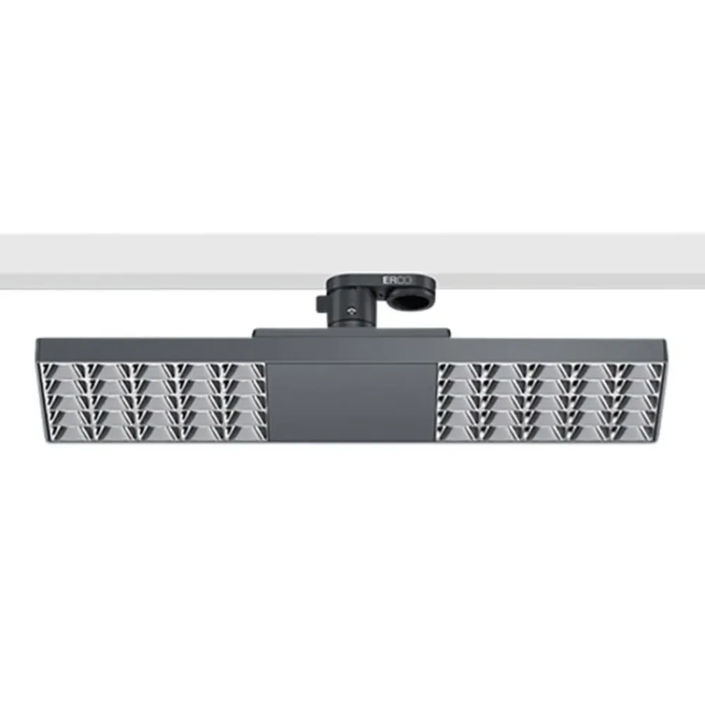 ERCO Skinnesystem > Jilly 230 V 15 W extra wide 840 sort/sølv