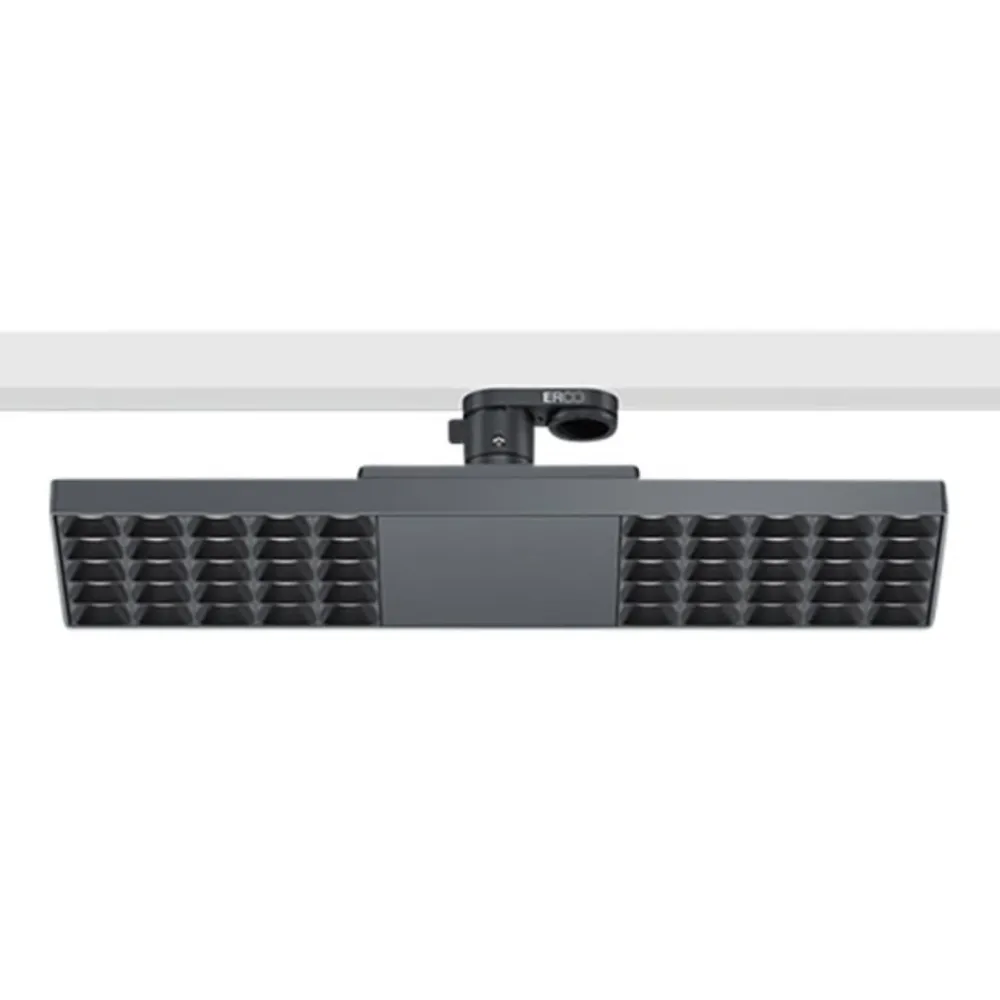 Skinnesystem ^ ERCO Jilly 230 V 15 W extra wide 830 sort/sort