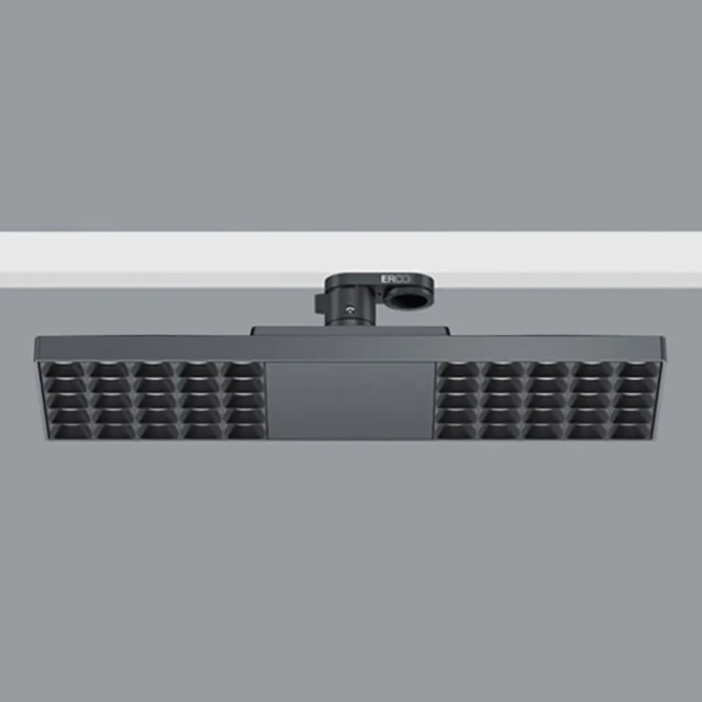 Skinnesystem ^ ERCO Jilly 230 V 15 W extra wide 830 sort/sort