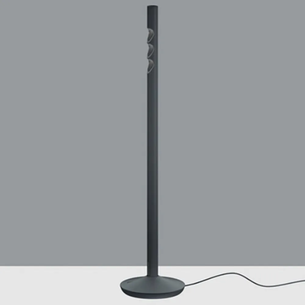 Skinnesystem ^ ERCO Lucy LED-bordlampe med fod, sort 840