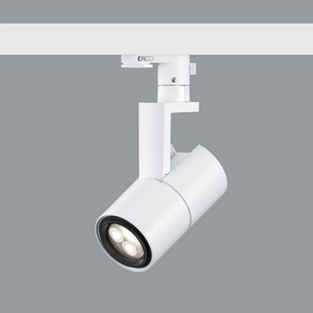 ERCO Skinnesystem > Parscan 230 V spot 6 W flood 930 hvid
