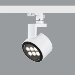 Skinnesystem ^ ERCO Parscan 230 V spot 12 W flood 930 hvid