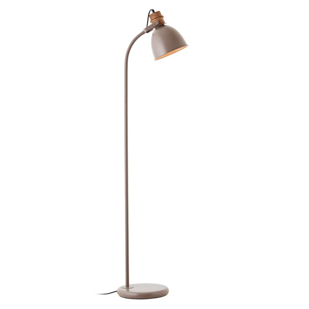 Brilliant Gulvlamper|Gulvlamper > Erena gulvlampe, drejeligt hoved, taupe
