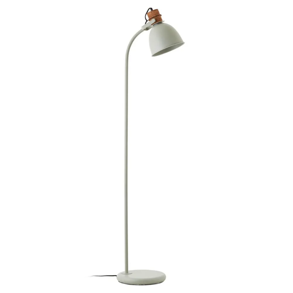 Gulvlamper|Gulvlamper ^ Brilliant Erena gulvlampe, drejeligt hoved, lysegrøn