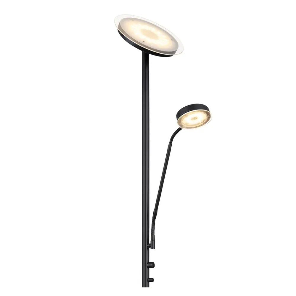 Globo Gulvlamper > Ernst LED-gulvlampe med flexarm, sort