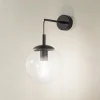 TK Lighting Væglamper > Esme væglampe, transparent, højde 45 cm, glas, E27
