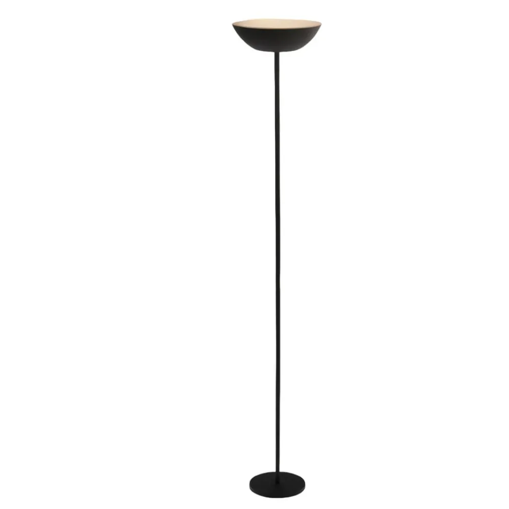 Briloner Gulvlamper > Estate LED-gulvlampe, sort, touchdæmper, USB-kabel