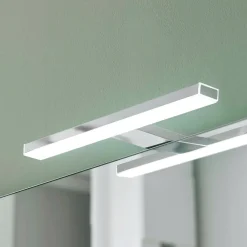 Væg- Og Spejllamper ^ Ebir Esther 2 LED-spejlbelysning, krom, 28 cm