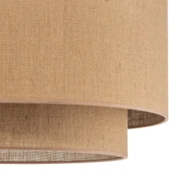 Loftlamper|Loftlamper ^ Euluna Boho jute-loftslampe naturbrun Ø60cm