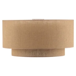 Loftlamper|Loftlamper ^ Euluna Boho jute-loftslampe naturbrun Ø60cm