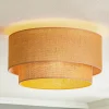 Loftlamper|Loftlamper ^ Euluna Boho jute loftslampe naturbrun Ø45cm