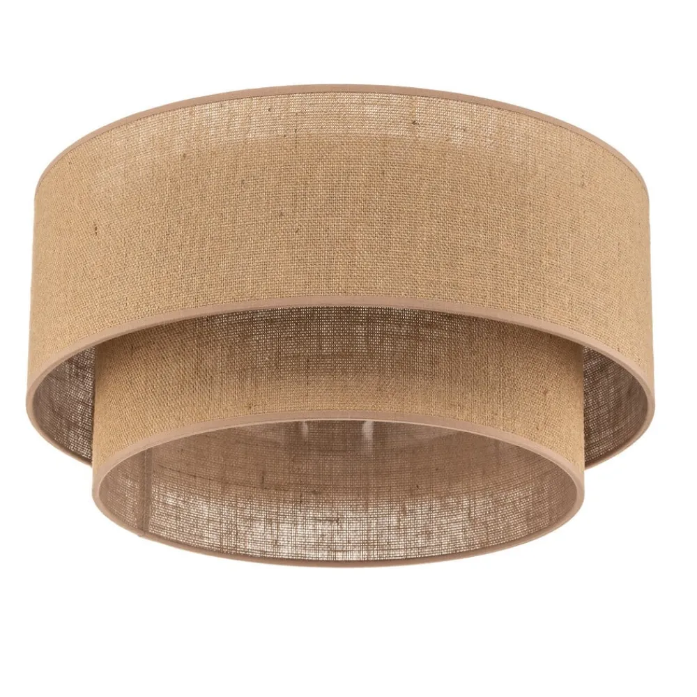 Loftlamper|Loftlamper ^ Euluna Boho jute loftslampe naturbrun Ø45cm