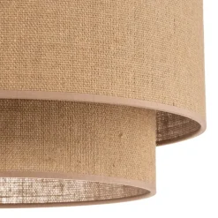 Loftlamper|Loftlamper ^ Euluna Boho jute loftslampe naturbrun Ø45cm