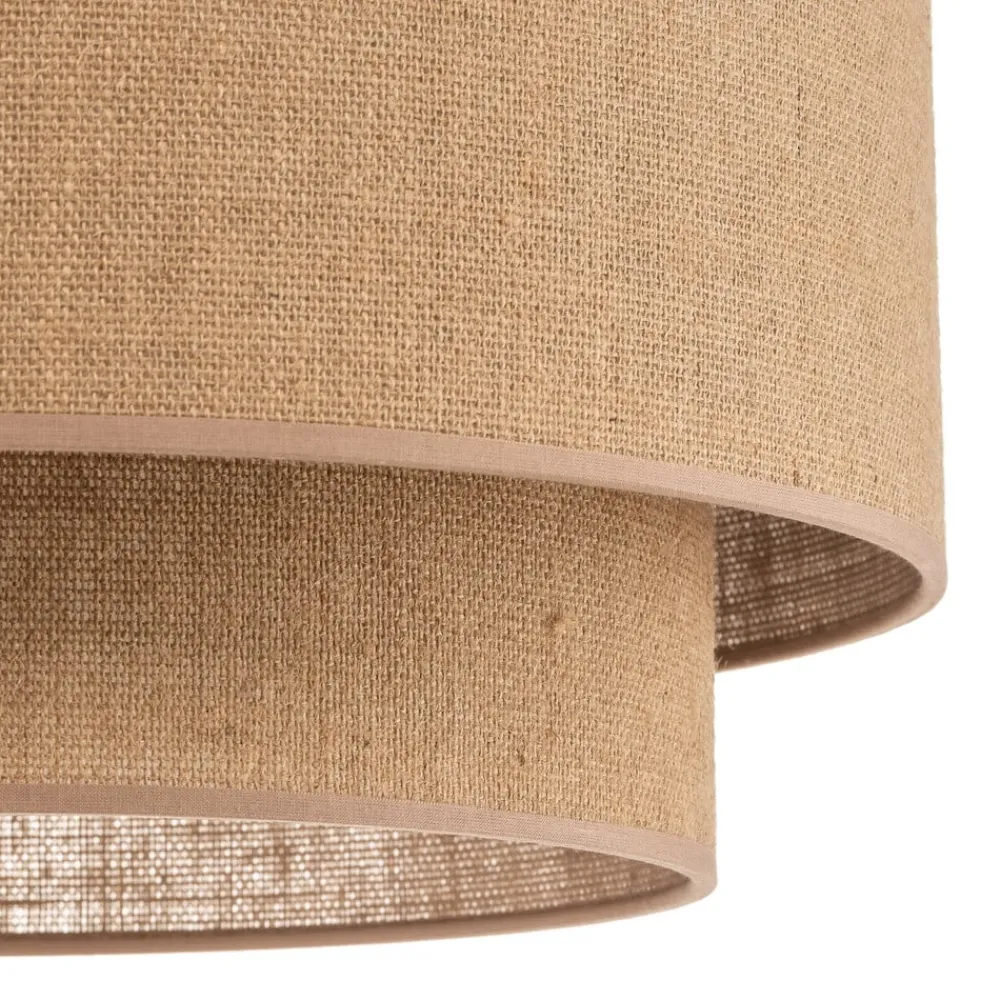 Loftlamper|Loftlamper ^ Euluna Boho jute loftslampe naturbrun Ø45cm