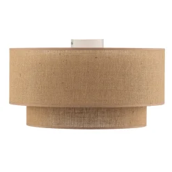 Loftlamper|Loftlamper ^ Euluna Boho jute loftslampe naturbrun Ø45cm