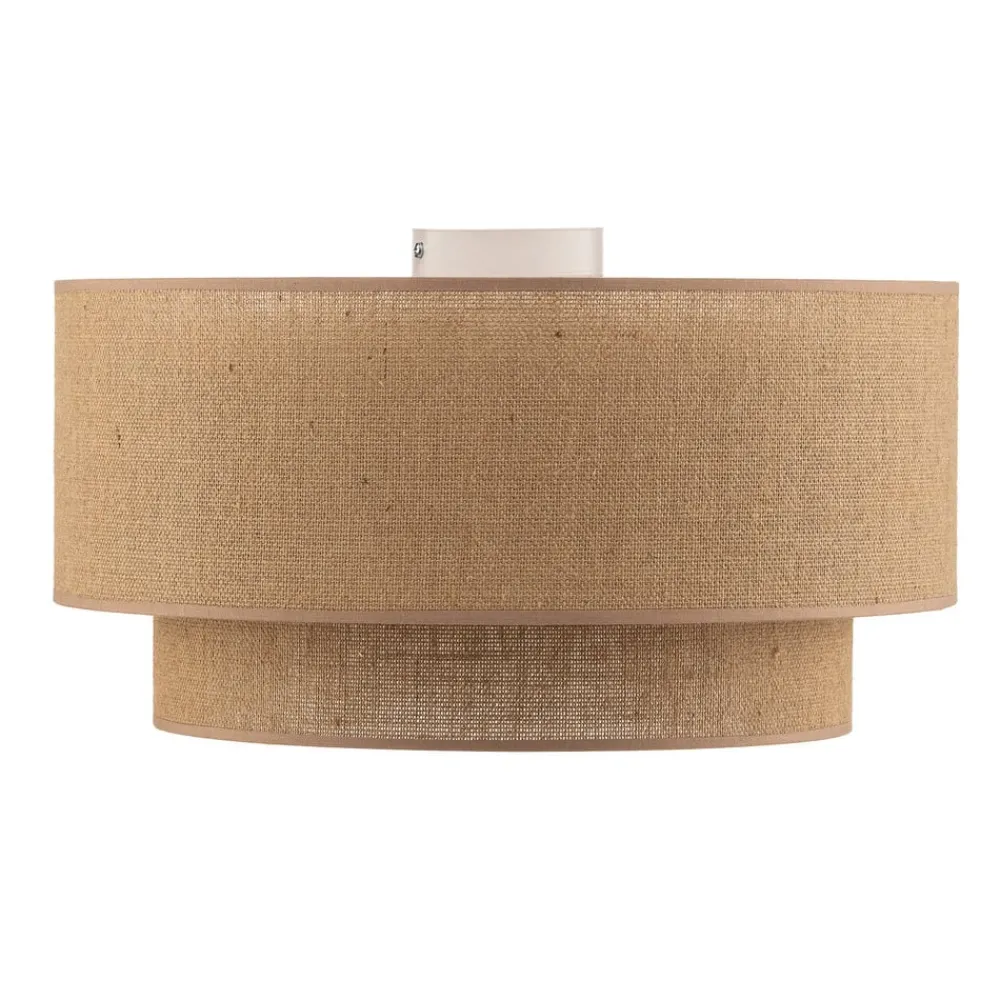 Loftlamper|Loftlamper ^ Euluna Boho jute loftslampe naturbrun Ø45cm