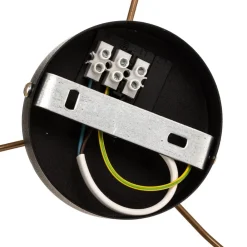 Euluna Loftlamper > Duo loftlampe tekstil grøn/guld Ø40cm