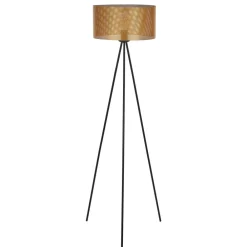Euluna Gulvlamper > gulvlampe Zofia, guldfarvet