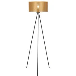 Euluna Gulvlamper > gulvlampe Zofia, guldfarvet