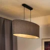 Euluna Pendellamper > hængelampe Celine, cappuccino, chenille-stof, 80 cm
