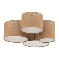 Euluna Loftlamper > Lodge loftlampe, 4 lyskilder, jute