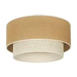 Euluna Loftlamper > loftlampe Boho Jute, naturbrun/hvid, Ø 60 cm