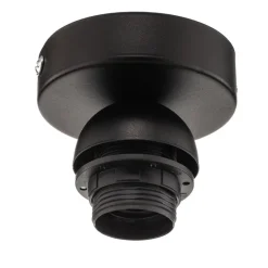 Loftlamper ^ Euluna loftlampe Boho jute & sort, natur/sort, Ø45cm