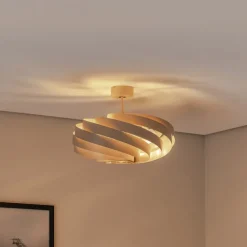 Euluna Loftlamper > loftlampe Vento, beige, Ø 60 cm