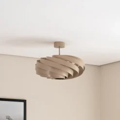 Euluna Loftlamper > loftlampe Vento, beige, Ø 60 cm