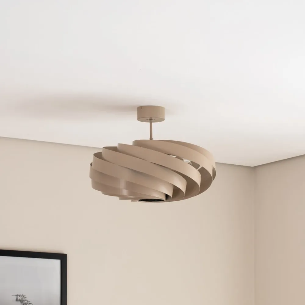 Euluna Loftlamper > loftlampe Vento, beige, Ø 60 cm