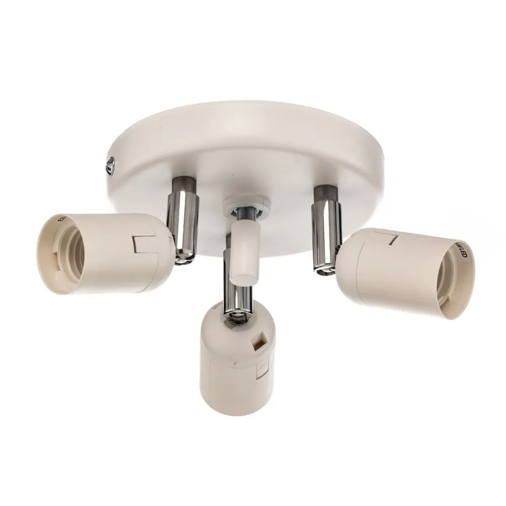 Loftlamper ^ Euluna rulleloft, jordfarvet stofskærm, Ø50cm