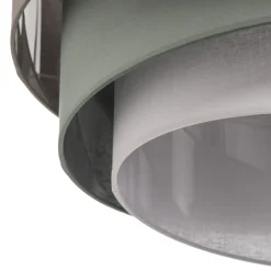 Euluna Loftlamper > Trio monocolor loftslampe, grå, Ø 60 cm, tekstil
