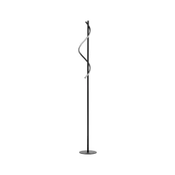 Brilliant Gulvlamper > Eunice LED-gulvlampe, højde 150 cm, sort, metal