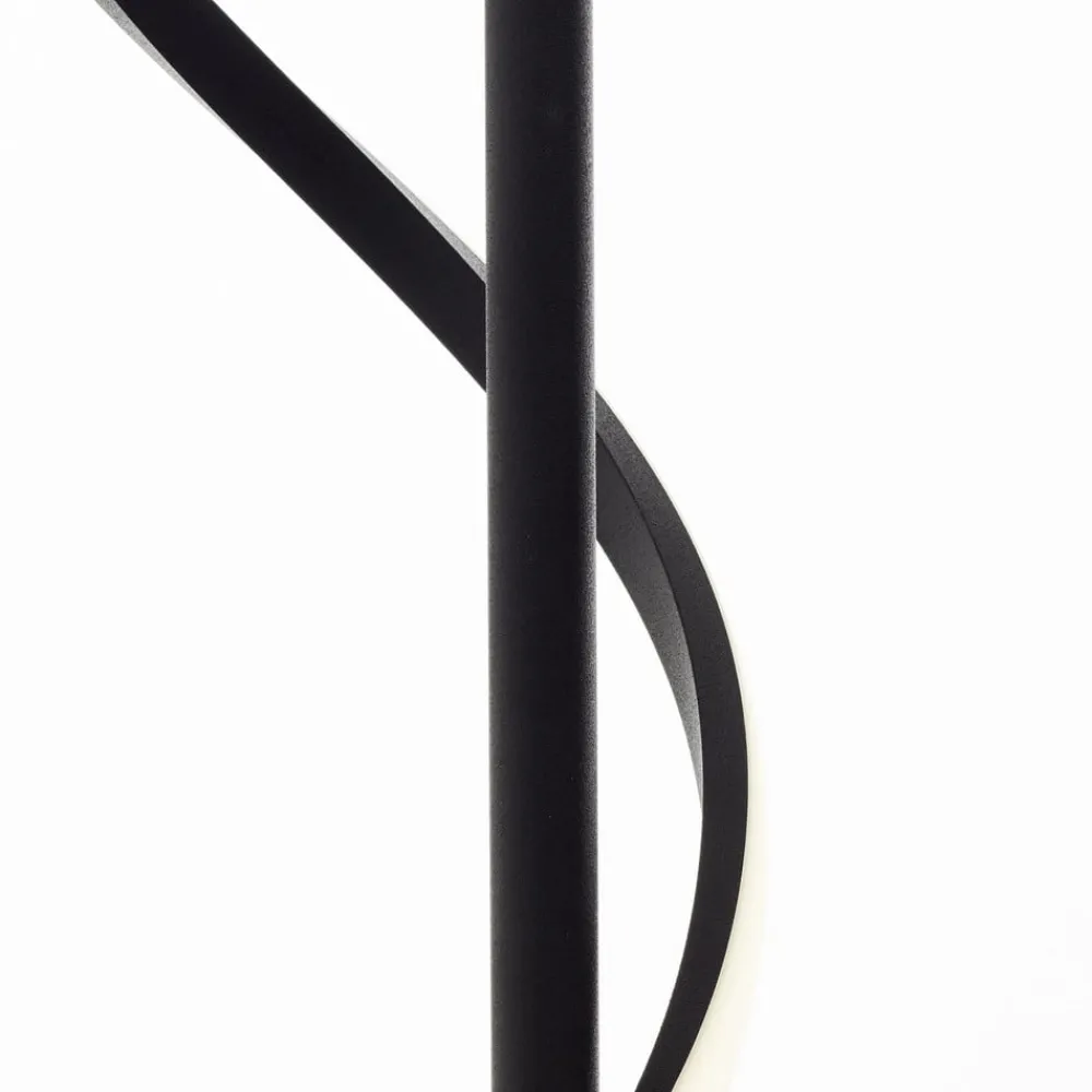 Brilliant Gulvlamper > Eunice LED-gulvlampe, højde 150 cm, sort, metal