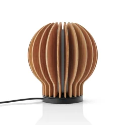 Eva Solo Terrassebelysning|Bordlamper > LED-bordlampe Radiant, lyst træ, Ø 14 cm, USB